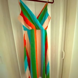 Lulus midi length wrap dress size 6